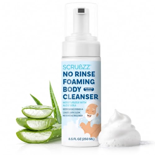 Scrubzz No Rinse Body Wash, 8.5 fl oz – Gentle Waterless Cleanser