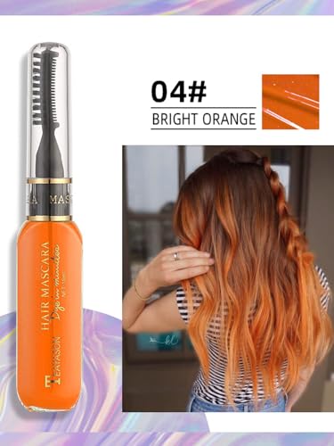 Rainbow Hair Chalk Comb Set - Washable Temporary Hair Color for Kids & Adults