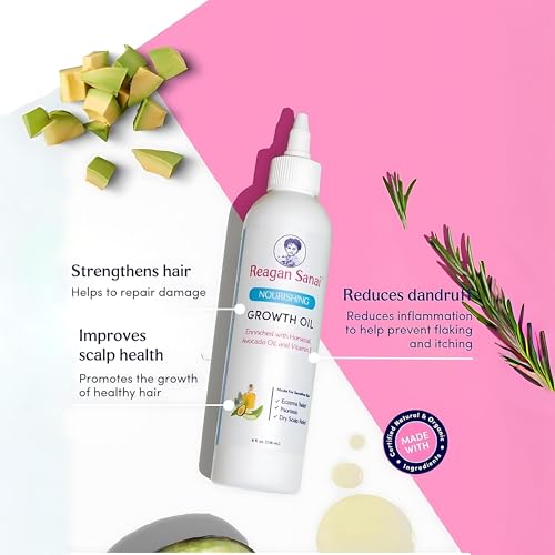 Reagan Sanai Hair Growth Oil 8 oz - Natural Nourishing Blend