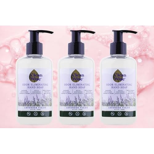 Odor Eliminating Hand Soap, Clean Citrus, 8 fl oz (3 Pack, Lavender)