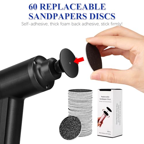 Electric Callus Remover with 10 Adjustable Speeds, 4500RPM Foot Grinder