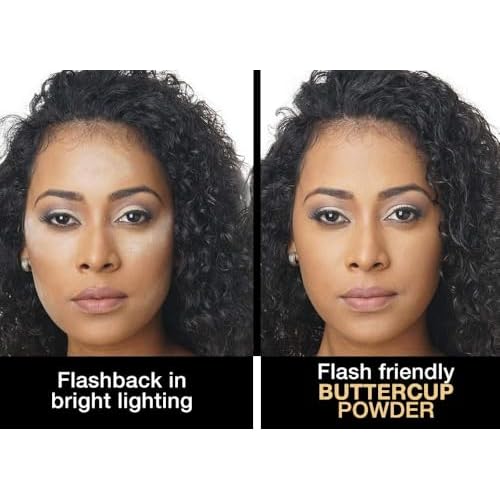 Sacha BUTTERCUP Setting Powder. No Ashy Flashback. Blurs Fine Lines and Pores. Loose, Translucent Face Powder to Set Makeup Foundation or Concealer. For Medium to Dark Skin Tones, 1.75 oz.