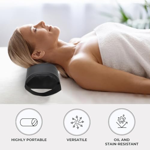 ForPro Half Round Massage Table Bolster Pillow, 26" L x 6" W 3" H,
