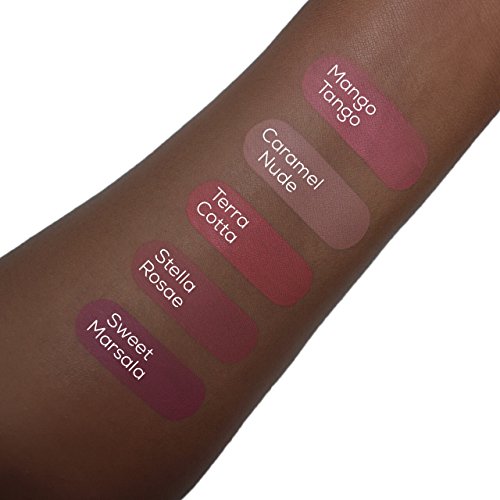 Aromi Terra Cotta Matte Liquid Lipstick | Burnt Orange Lip Color, Earthy, Nutmeg, Vegan, Cruelty-Free, Long Lasting, Waterproof, Handmade (Terra Cotta)