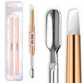 NOVO OVO Double End Nail Brush Kit for Poly Gel & Nail Art - Manicure & Pedicure Tool