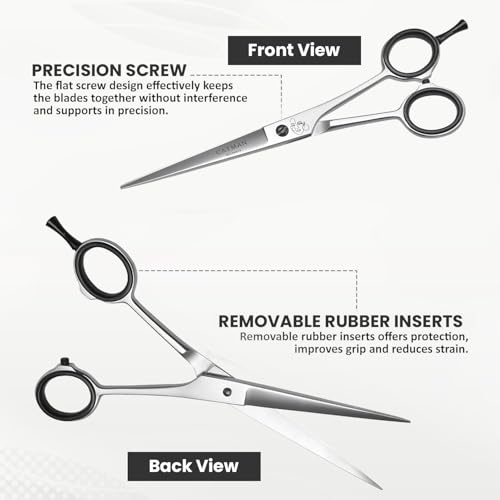 Cayman 6.5" Professional Hair Scissors, 420 Stainless Steel