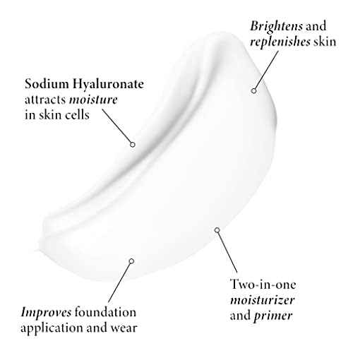 LAURA GELLER NEW YORK Spackle Skin Perfecting Makeup Primer, Hydrate + Airbrush Round Kabuki Brush