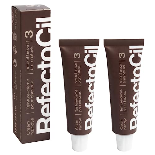 RefectoCil Cream Hair Dye 2-Pack ? Professional Hair Tint for Long-Lasting Color