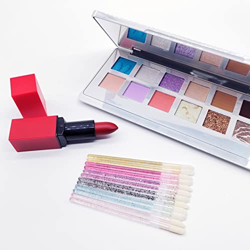 600 Disposable Lip Gloss Wands - Crystal Handle Lipstick Applicators