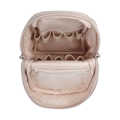Standing Makeup Brush Bag | Waterproof PU Leather Organizer