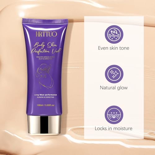 Waterproof Body Concealer with Brush - Full Coverage Leg Makeup