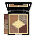 Boobeen 5-Color Eyeshadow Palette - Neutral Brown Matte & Shimmer