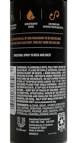 Axe Dark Temptation Deodorant Spray 3-Pack