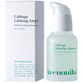 keenoniks Cooling Hyaluronic Acid Ampoule Serum - 85% Cabbage Extract Calming Facial Remedy to Soothe and Moisturize for Sensitive, Dry Skin | Balancing Korean Essence - 1.01 Fl Oz