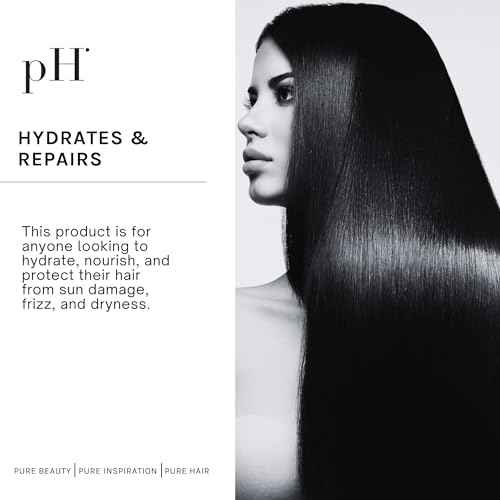 pH PURE HAIR Laboratories Ultimate Summer Hair Care Essentials: Shampoo Conditioner & Anti-Frizz Oil for Sun, Salt & Chlorine, Hydrates & Repairs with Aloe Vera & Tulip Extract (8.45+8.45+3.38 fl oz)