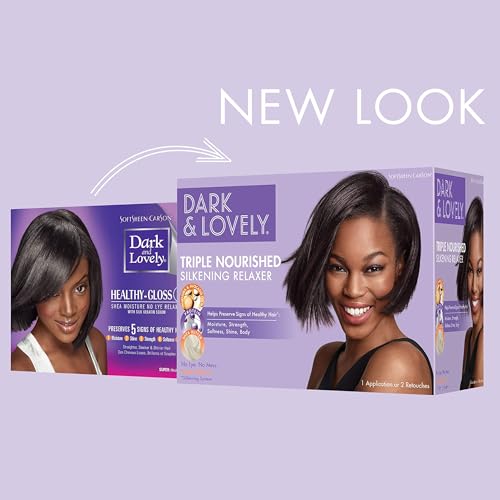 SoftSheen-Carson Dark and Lovely Healthy Gloss 5 No-Lye Relaxer, 2 Count