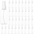 APACALI 50pcs 2 Oz Clear Fine Mist Spray Bottles, Reusable, Leak-Proof, Mini Travel Empty Spray Bottles for Perfume, Plant, etc. (60ml)