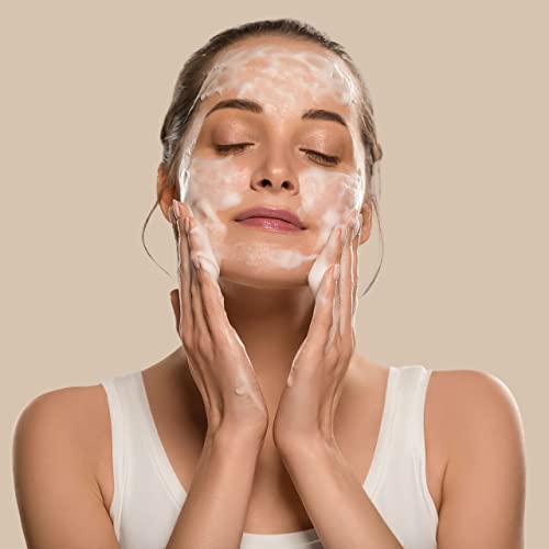 Deep Steep Vitamin C Face Cleanser, 7.8 oz ? Gentle Daily Wash with Green Tea, Raspberry Seed Oil, Aloe Vera, Rosehip Oil, Glycerin & Vitamin C ? Vegan, Clean Beauty Skincare, Hydrated Skin