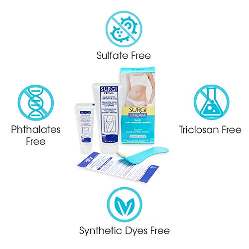 Surgiwax Body Hair Removal Cream Fresh Scent 2 oz, 2 Pack