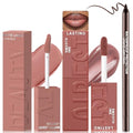 3-in-1 Lip Kit - Matte Lipstick, Liner & Nude Gloss Set