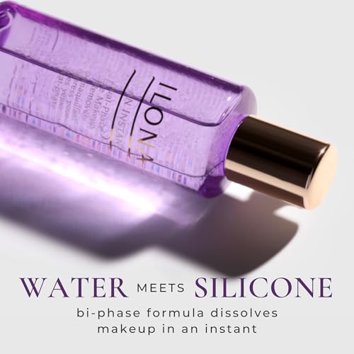 ILONA In an Instant Eye Makeup Remover | Dual-Phase, Oil-Free Cleanser for Waterproof Makeup | Gentle, Hydrating, Ophthalmologist-Approved | For Sensitive Eyes & All Skin Types | 4.0 oz