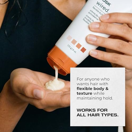 RUSK Wired Flexible Styling Cream - Frizz Control for All Hair Types