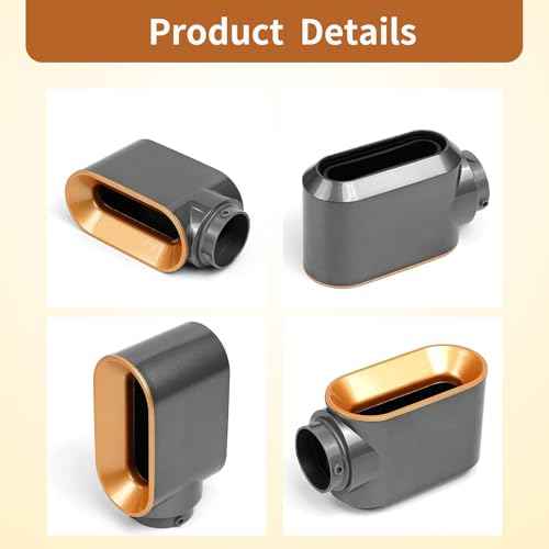 Pre-Styling Dryer Attachment for Dyson Airwrap, Nozzle Replacement Curling Barrels Hair Styler Accessories, Part No. 969759-01, Nickel/Copper