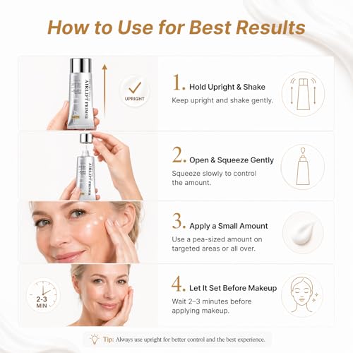 Instant Face Lift Primer Cream – Wrinkle Filler, 1 fl oz