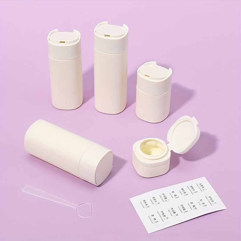 TSA Approved Travel Cream Dispenser Bottles Set - 5pc