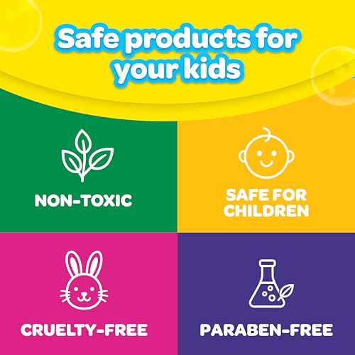 Scented Bath Bombs for Kids - 7 Pack, Non-Toxic & Stain Free