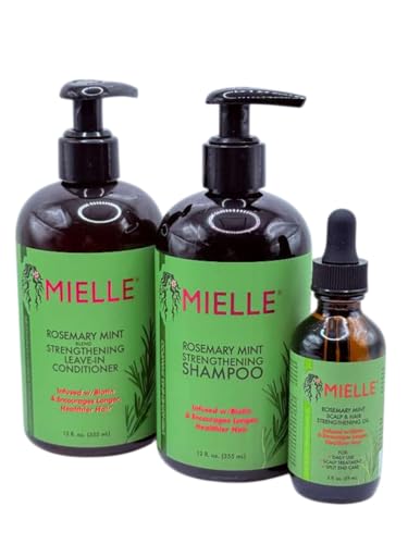 Rosemary Mint 3-Piece Hair Growth Bundle with Biotin