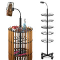 140-Peg Braiding Hair Rack with Phone Holder & Adjustable Height