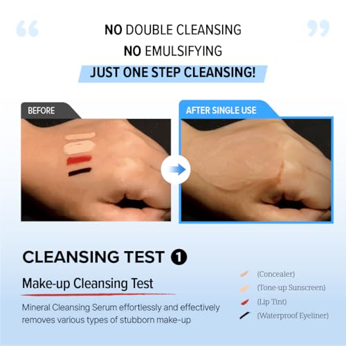 O'LABS Mineral Cleansing Serum 200ml / 6.76 fl.oz Gentle Facial Cleanser Korean Skincare with Dead Sea Minerals