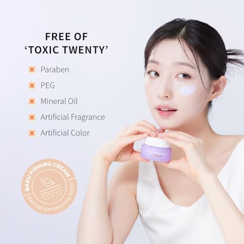 Baku Firming Cream ? Facial Cream with Bakuchiol, Niacinamide, 9 Vegan Peptides, Adenosine & Centella Asiatica for Firming, Brightening and Pore Tightening, Vegan (1.69 fl.oz/ 50 ml)