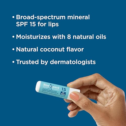 Blue Lizard Mineral SPF 15 Lip Balm 3-Pack