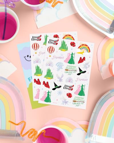 xo, Fetti Witch Temporary Tattoos - 52 Iridescent Foil Pcs