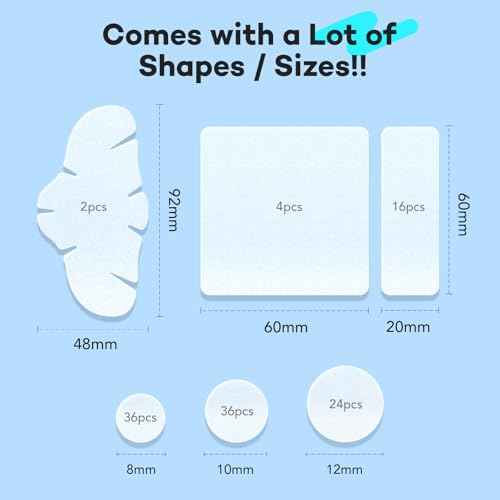 LitBear Large Pimple Patches for Face (6 Sizes 118 Pcs), Big Hydrocolloid Acne Patches, XL Hydrocolloid Bandages for Body, Cheek, Forehead, Chin, Full Face, Back, Nose