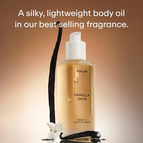 PHLUR Vanilla Skin Body Oil 4oz – Hydrating Moisturizer