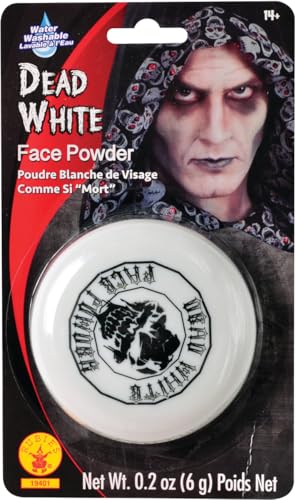 Rubies Dead White Face Powder Compact Makeup Kit