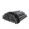 i-Laesh Black 100 Pcs Disposable Eyelash Brush & Mascara Wand Set - Lash & Brow Spoolies