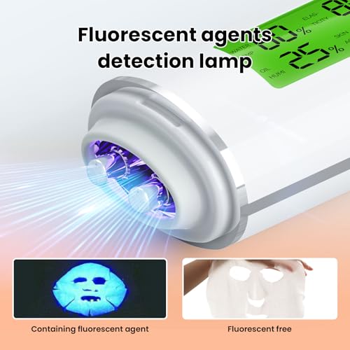 Skin Moisture Tester with UV Detection & LCD Display
