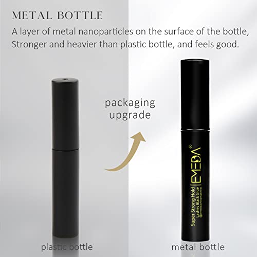 EMEDA Latex-Free Black Eyelash Glue - Waterproof 24H Hold