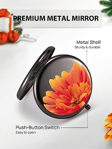 2.5" Compact Mirror 1x/2x Magnification Foldable Pocket Mirror