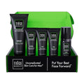Tiege Hanley Skin Care Set for Men, Advanced Routine, System Level 2, Daily Face Wash, Facial Scrub, Two Moisturizers, and Eye Cream for Healthy, Hydrated Skin, Men¡¯s Skin Care, 5 Piece Kit