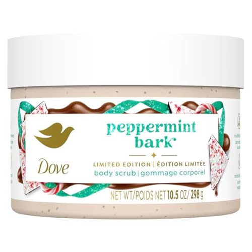 Dove Exfoliating Body Scrub for Women Peppermint Bark, 10.5 oz