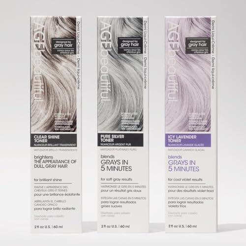 AGE beautiful Gray Hair Toner, 5-Minute Demi Cream