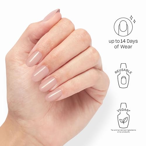 OPI On Point Press-On Nails Neutral | 30 Count with Nail Glue
