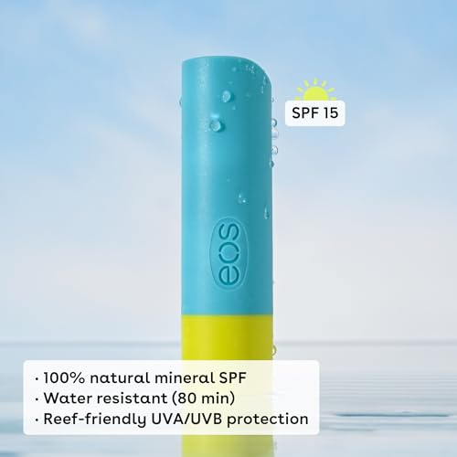 EOS Natural SPF 15 Lip Balm - Pineapple Coconut, Water Resistant - 0.14 oz (Pack of 1)