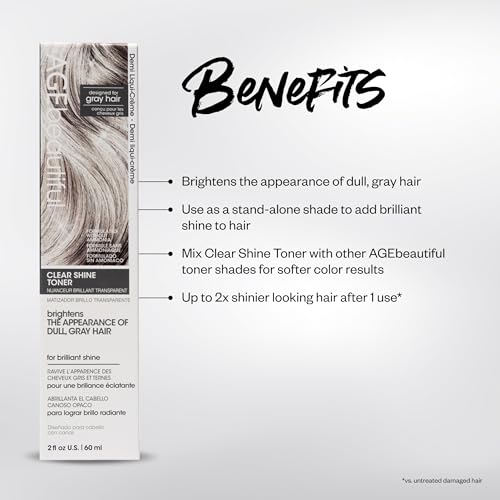 AGE Beautiful 5-Minute Demi Cream Toner for Gray Hair