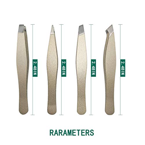 Erised's Bifrost Mini Eyebrow Tweezers Set - Precision Travel Tweezers